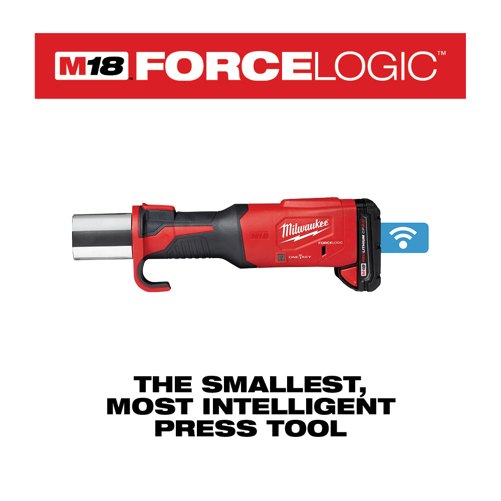 Milwaukee M18 FORCE LOGIC Press Tool with ONE-KEY Basic Kit from Columbia Safety